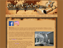 Tablet Screenshot of giantglobes.com